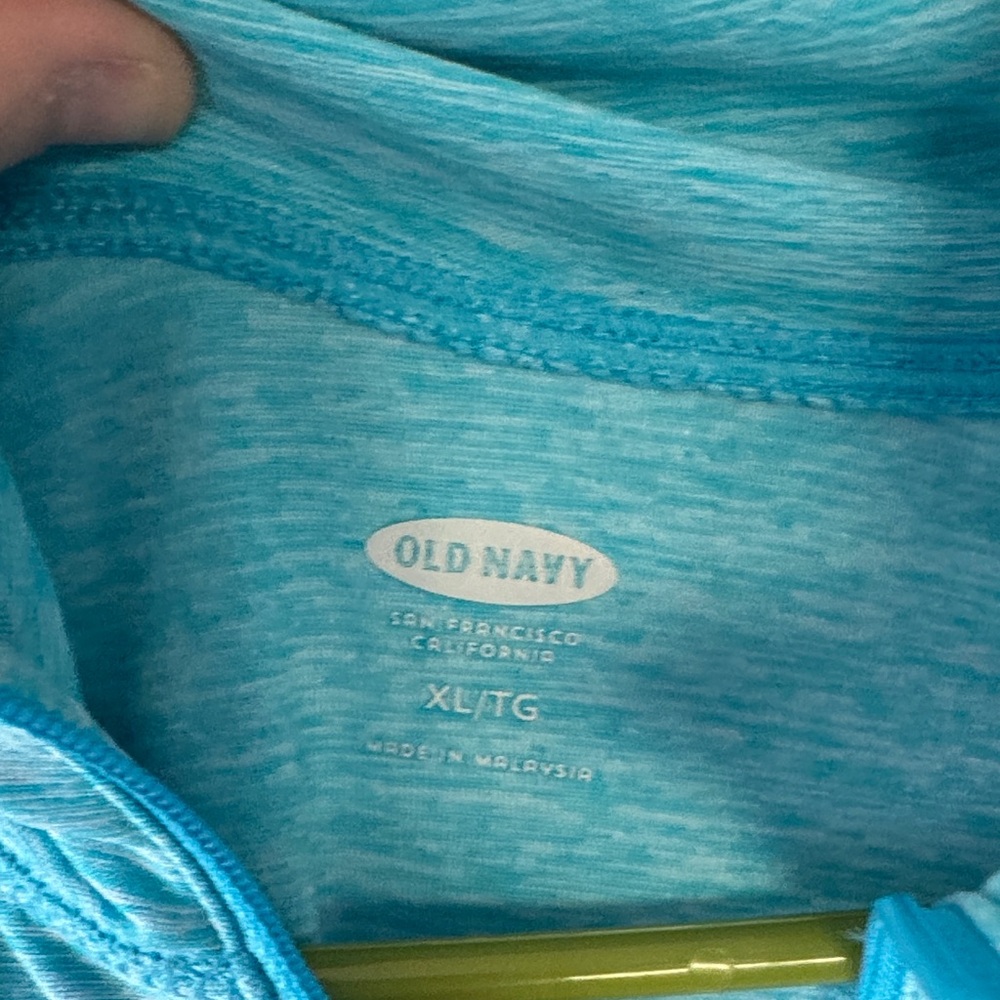 NWOT Old Navy Women's Turquoise Long Sleeve Top / M22 - Picture 3 of 6